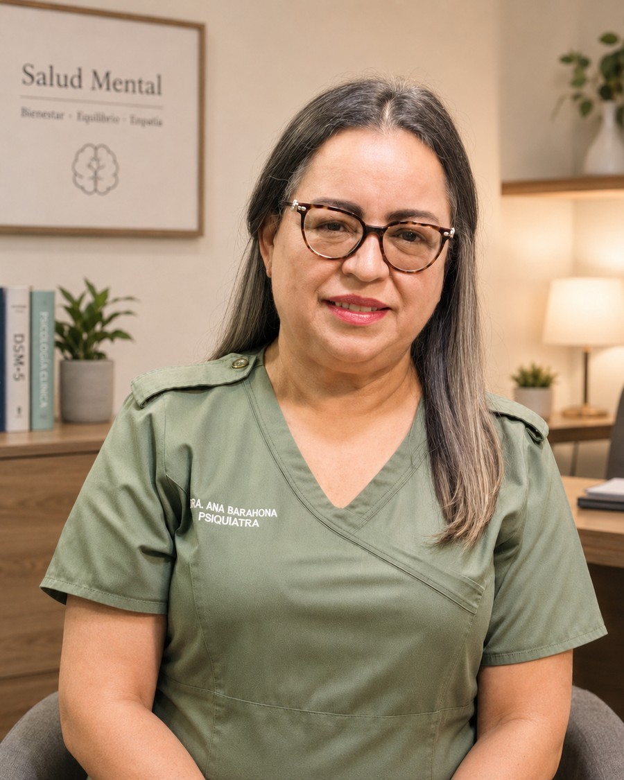Dra. Ana Barahona, psiquiatra y psicoterapeuta